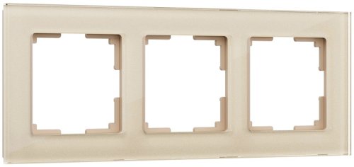 Рамка универсальная Werkel Favorit 3-м. стекло шампань фото Рамка универсальная Werkel Favorit 3-м. стекло шампань картинка